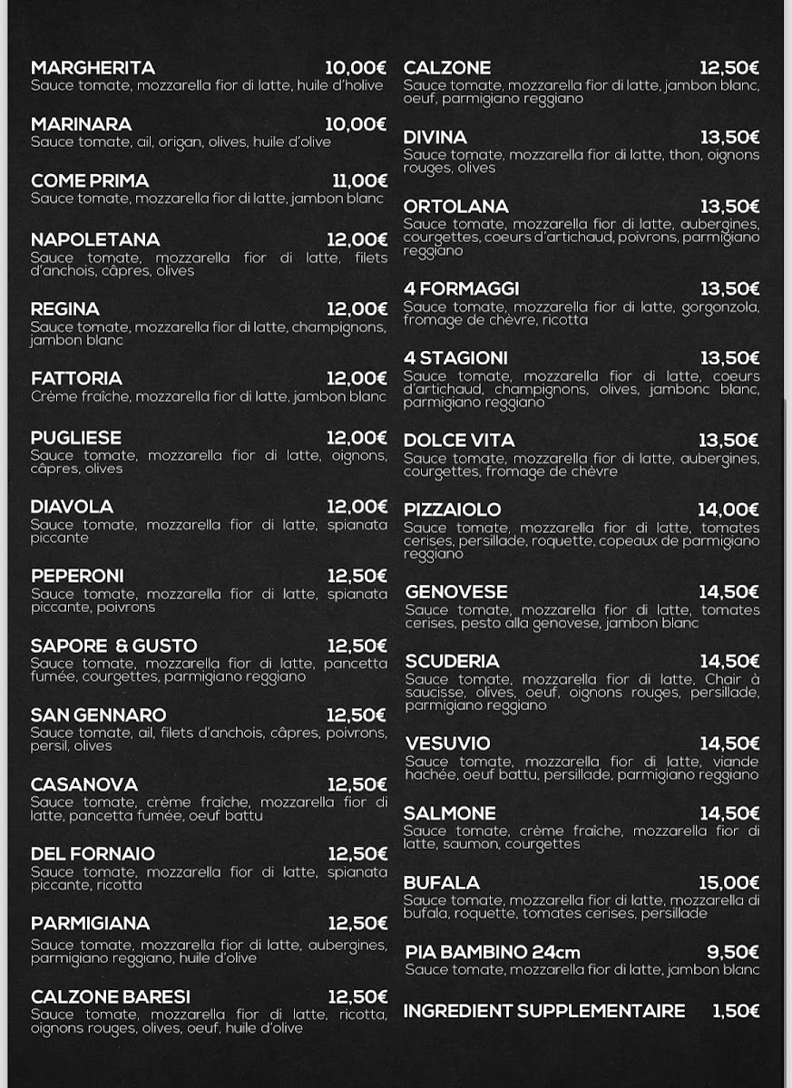 Menu Pizzeria La Scuderia-2